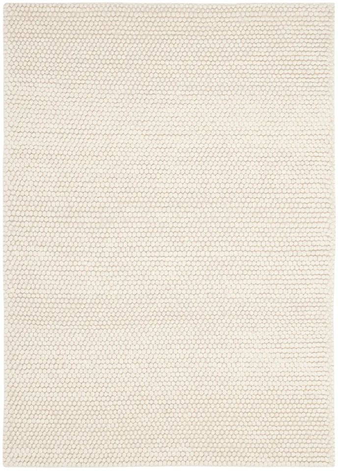 Arlo Home Hand Woven Area Rug, NAT620A, Ivory,  4' X 6'