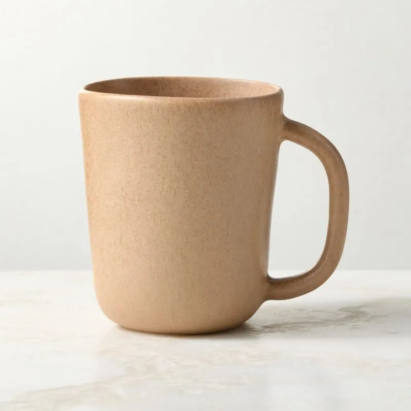 Selene Tan Stoneware Mugs Set of 6