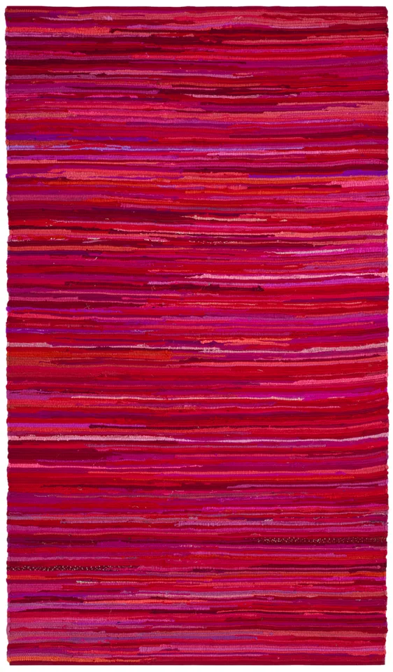 Arlo Home Hand Woven Area Rug, RAR130R, Red/Multi,  6' X 9'