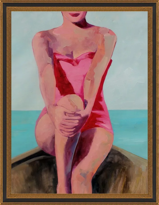 Woman in a Boat by T. S. Harris for Artfully Walls