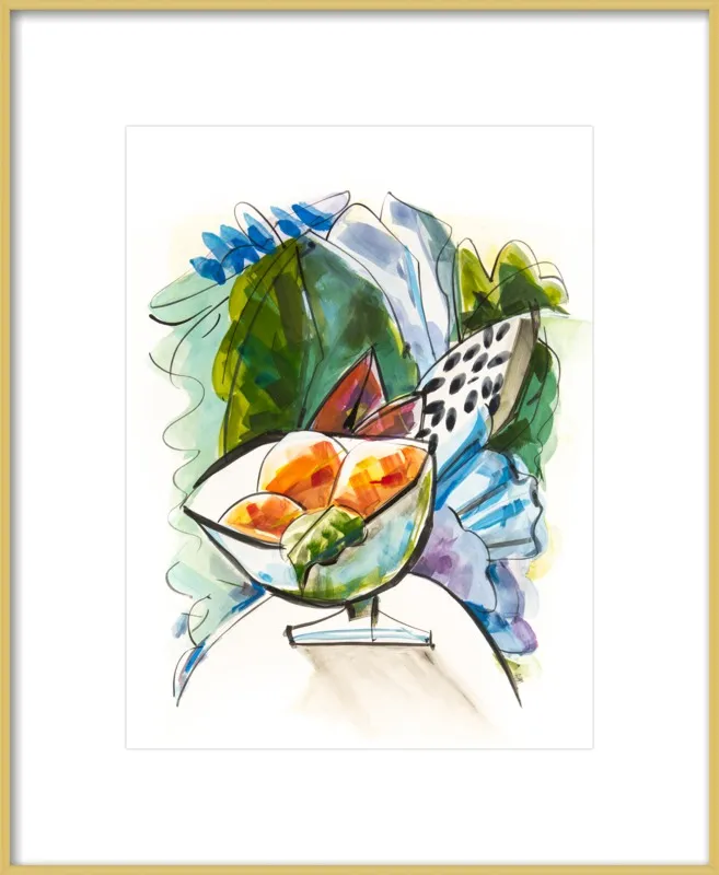 Still life with oranges by Becky Aubry for Artfully Walls
