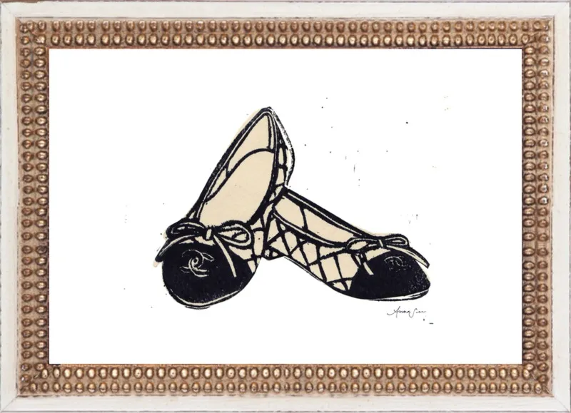 Chanel Ballet Flats by Anna See for Artfully Walls