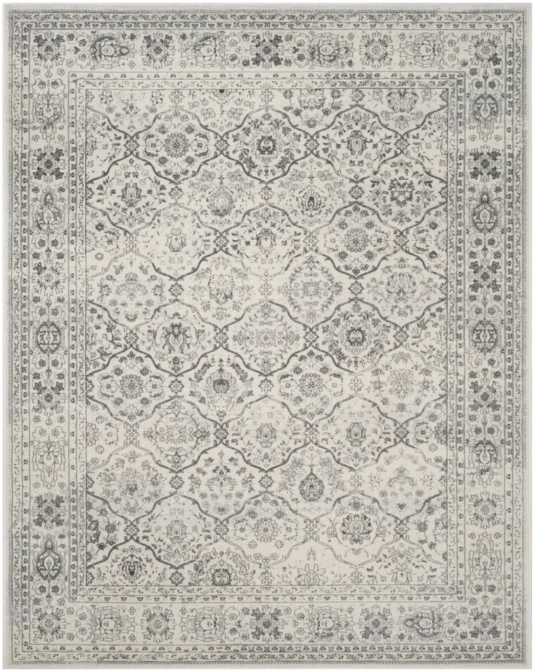 Arlo Home Woven Area Rug, CNG691K, Cream/Dark Grey,  5' 1" X 7' 6"