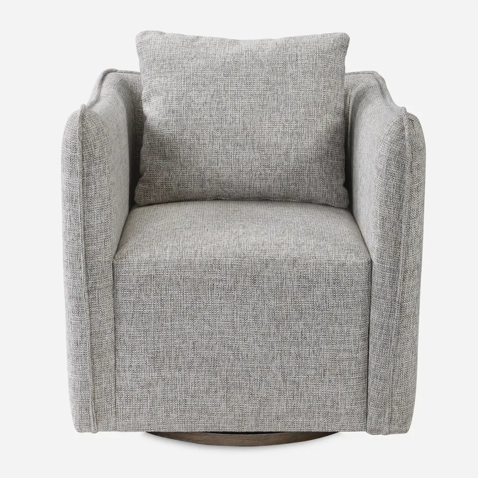 Corben Gray Swivel Chair