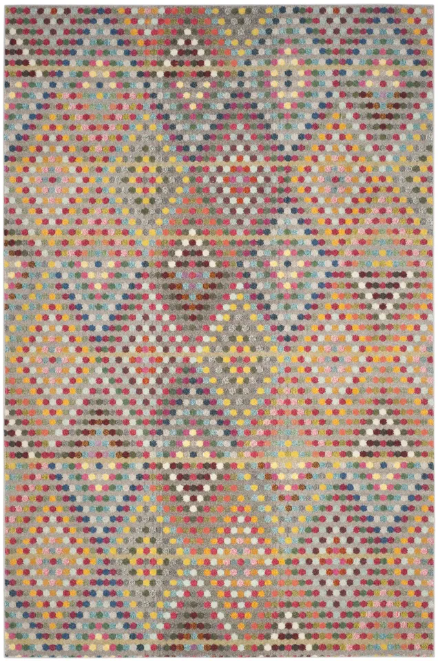 Arlo Home Woven Area Rug, MNC204F, Multi/Beige,  5' 1" X 7' 7"