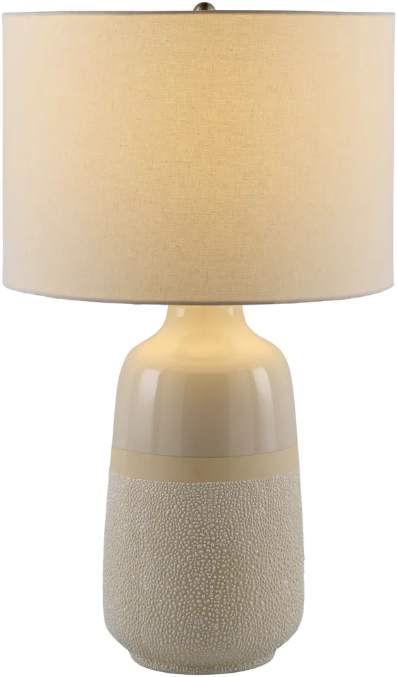 Togo  Glazed 27"H x 14"W x 14"D Accent Table Lamp