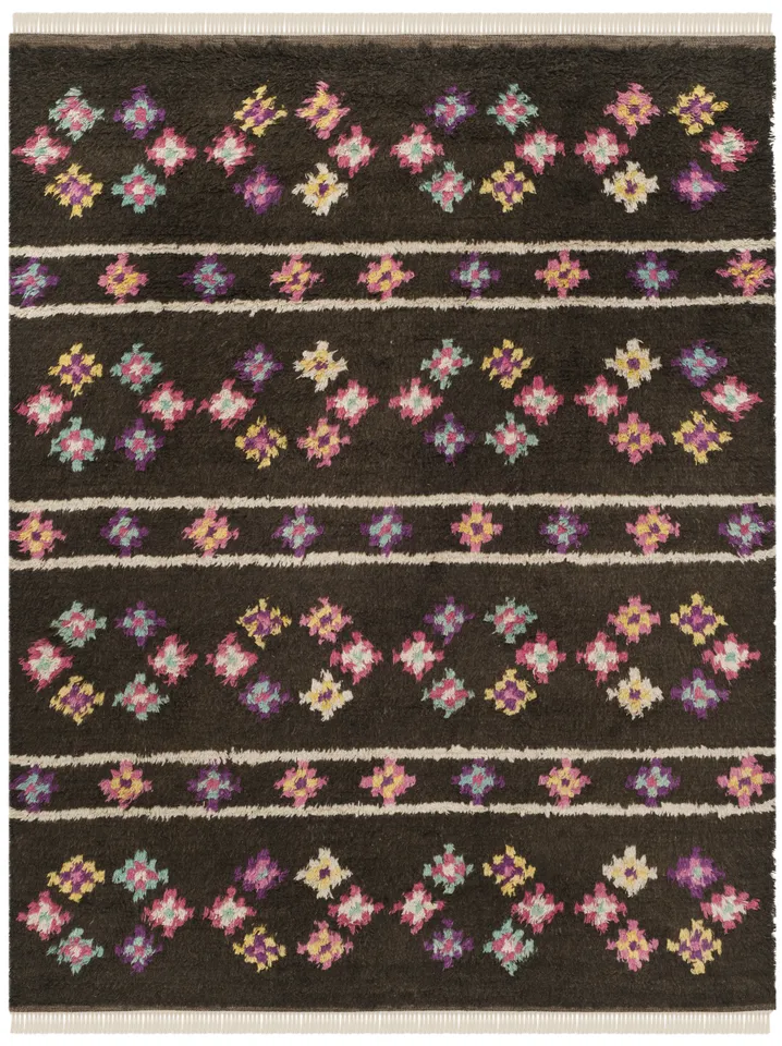 Arlo Home Hand Knotted Area Rug, KNY841A, Multi,  8' X 10'