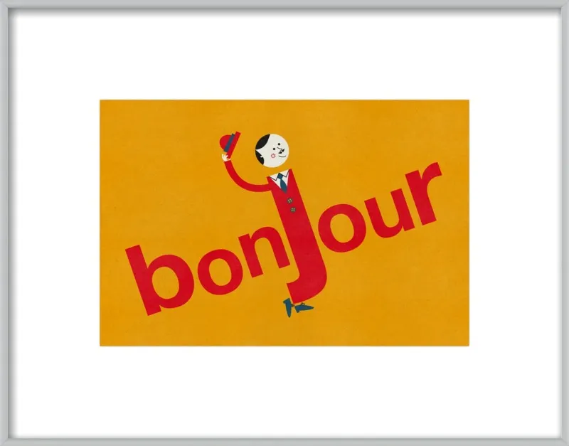 Bonjour by Blanca Gómez for Artfully Walls