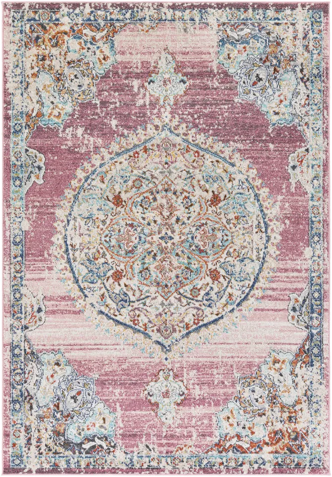 Serapi White Indoor 7'10" x 10'6" Machine Woven Rug