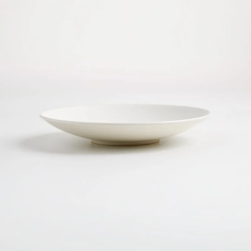 Craft Linen Cream Stoneware Coupe Salad Plates, Set of 8