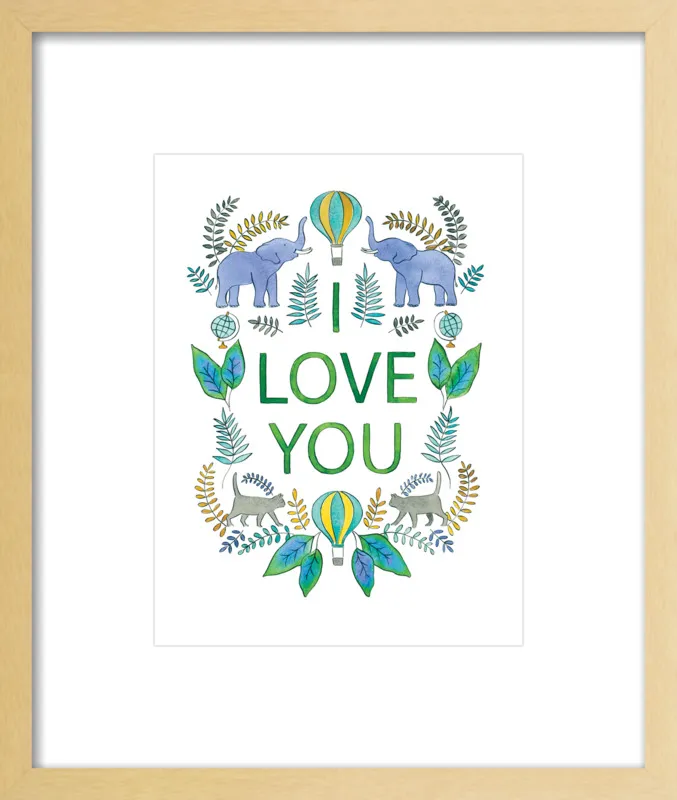 I Love You by Rachel Rogers for Artfully Walls