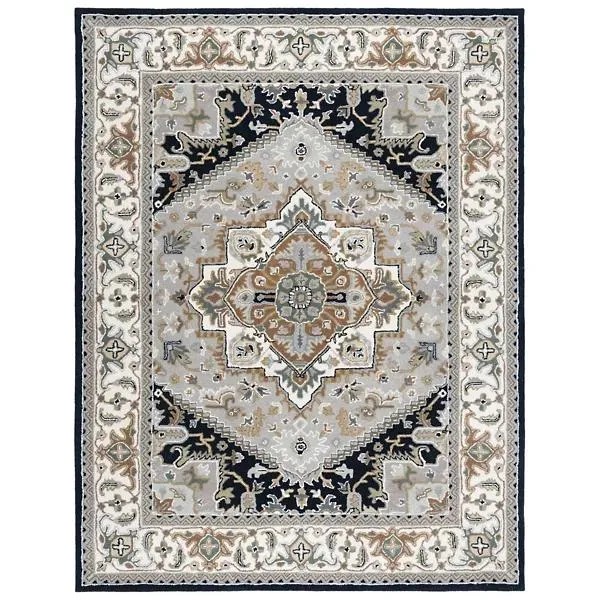 Heritage Row Heriz Medallion Area Rug