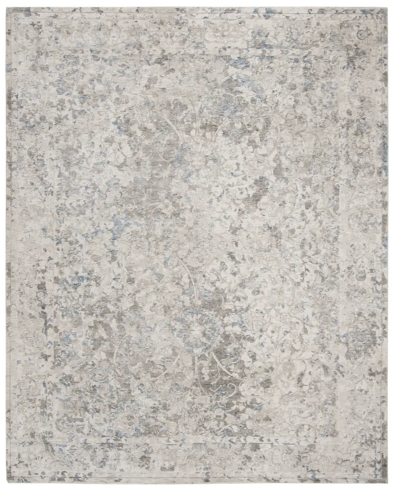 Arlo Home Woven Area Rug, MIR974M, Blue/Grey,  8' X 10'