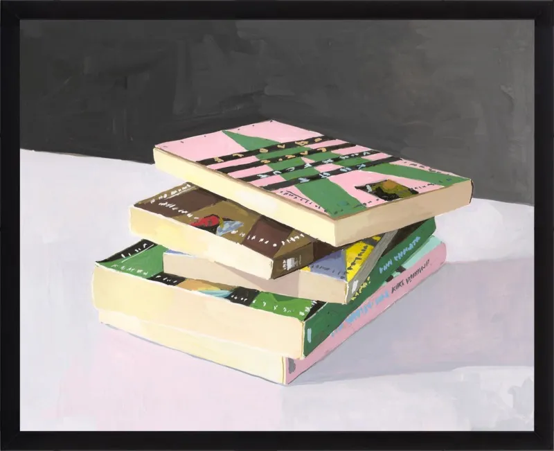 Vonnegut Stack by Elizabeth Mayville for Artfully Walls