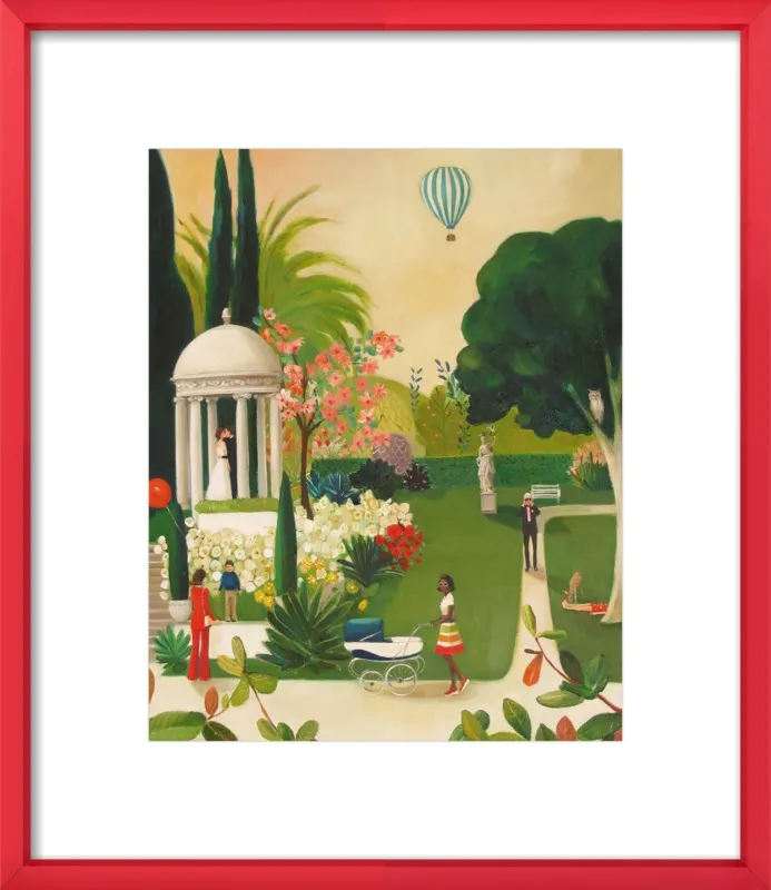 A Fainting in the Botanical Gardens by Janet Hill for Artfully Walls