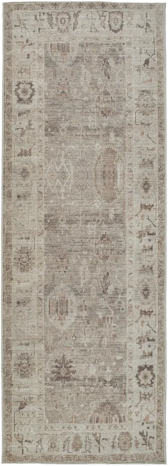 Marlene Brown Indoor 9'11" x 14' Machine Woven Rug