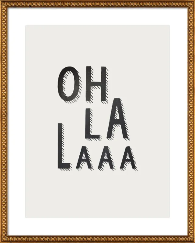 Oh la la by Lonneke de Roos - Kind of Style for Artfully Walls