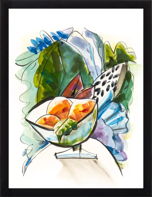 Still life with oranges by Becky Aubry for Artfully Walls