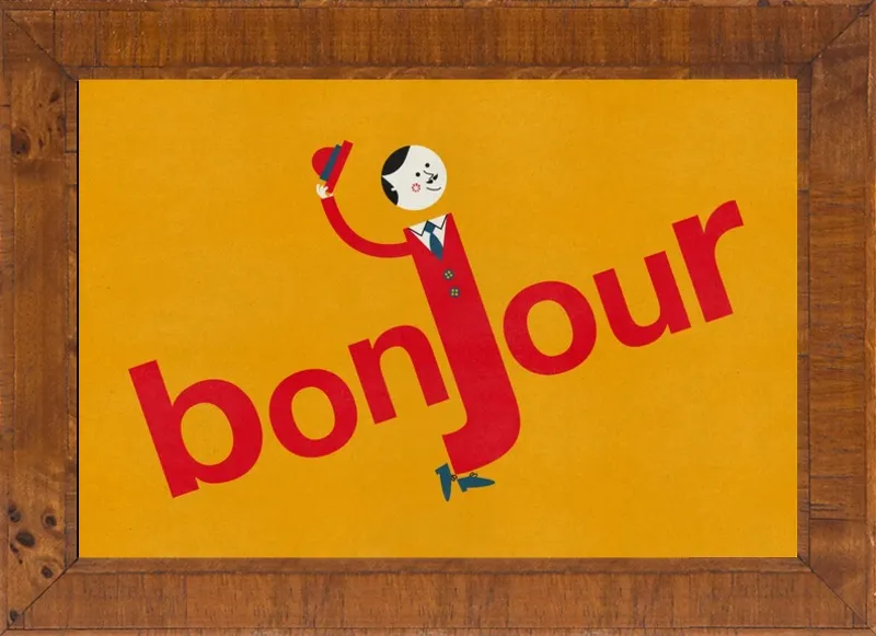 Bonjour by Blanca Gómez for Artfully Walls