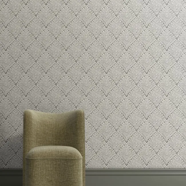 Palma Burnt Green Wallpaper