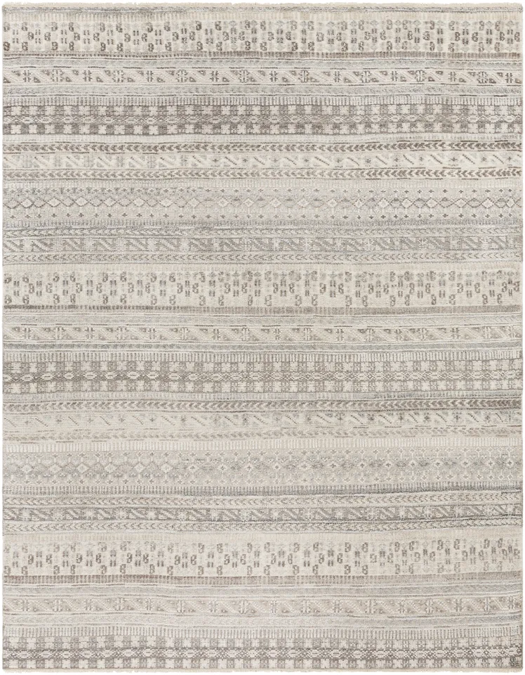 Nobility Beige Indoor 8' x 10' Handmade Rug