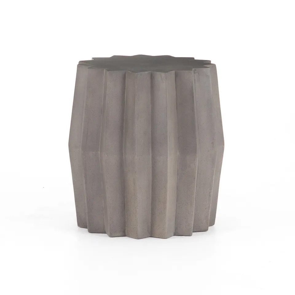 Gem Outdoor End Table - Dark Grey