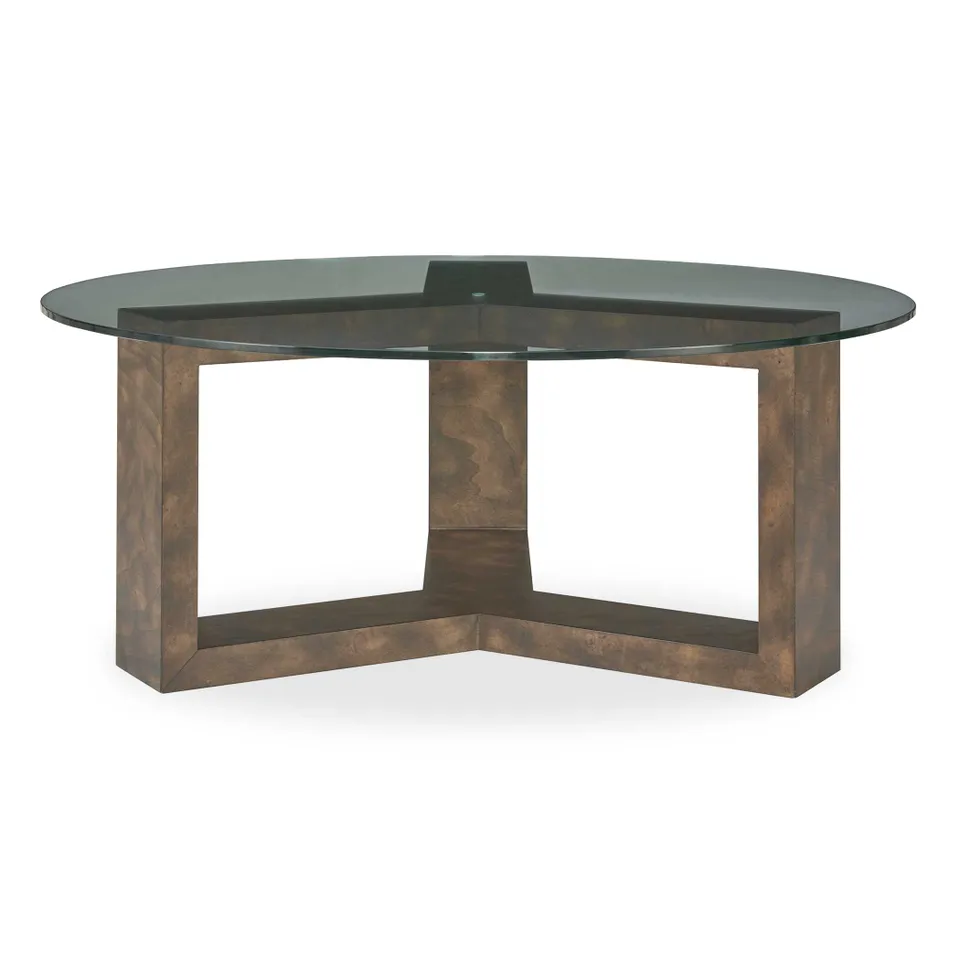 Ignis Round Glass Coffee Table