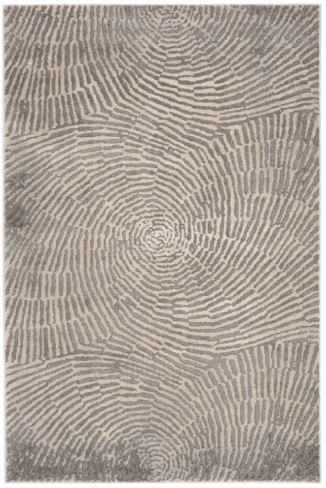 Arlo Home Woven Area Rug, MDW343E, Taupe,  4' X 6'