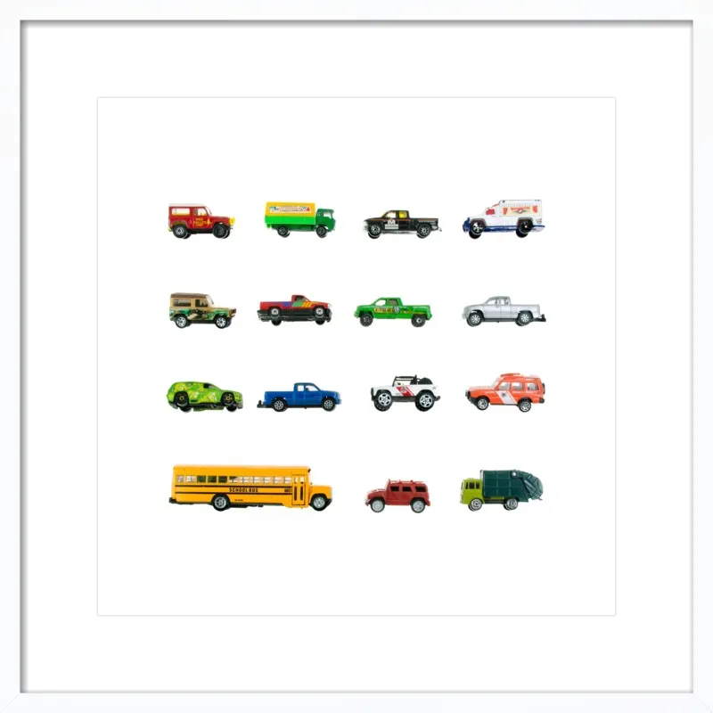 Vintage Toy Trucks by Jennifer Steen Booher for Artfully Walls