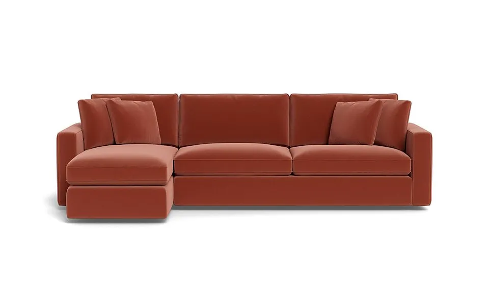 James 3-Seat Left Chaise Sectional with Storage