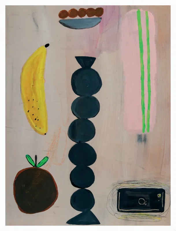 Still life with a phone vibration by Agata Królak for Artfully Walls
