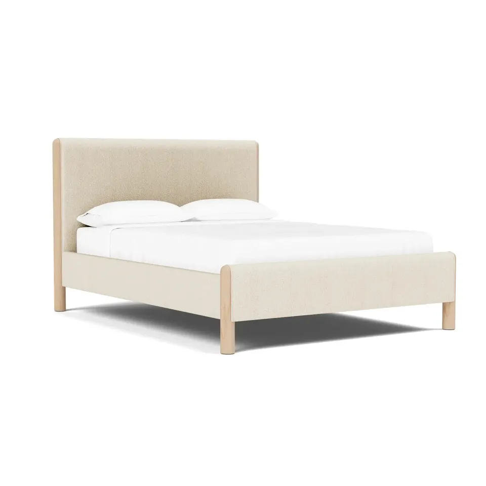 The Citizenry Laurel Bed with Low Footboard | California King | Brown