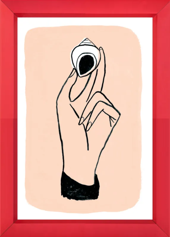 My Hand is My Face by Michael Doyle - Apartment On Belmont for Artfully Walls