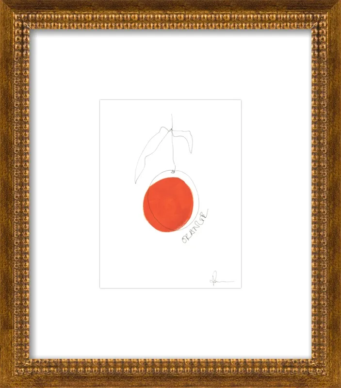 Orange by Polly Mann for Artfully Walls