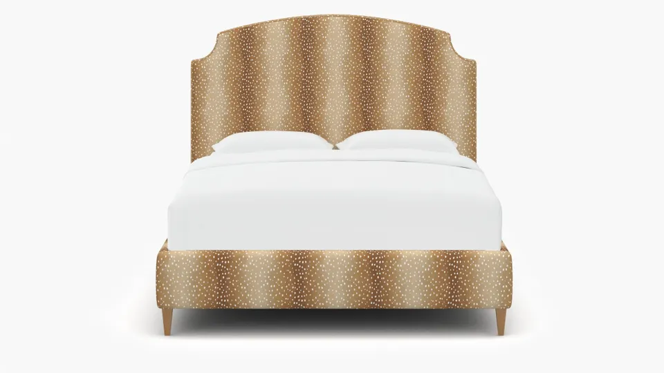 Cove Bed, Faline, Natural Square Tapered Leg, Twin