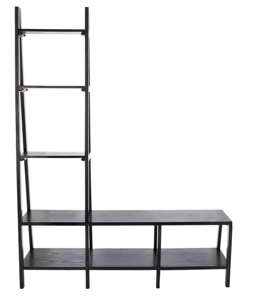 Elwin 8 Shelf Etagere - Black