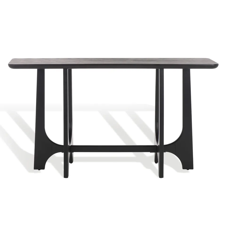 Sasha Wood Console Table - Black