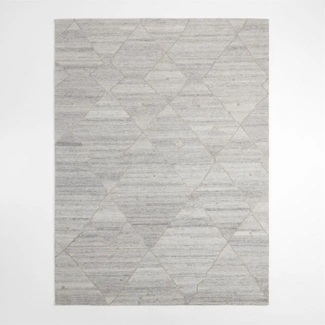 Fez Performance Hand-Tufted Nickel Grey Area Rug 10'x14'