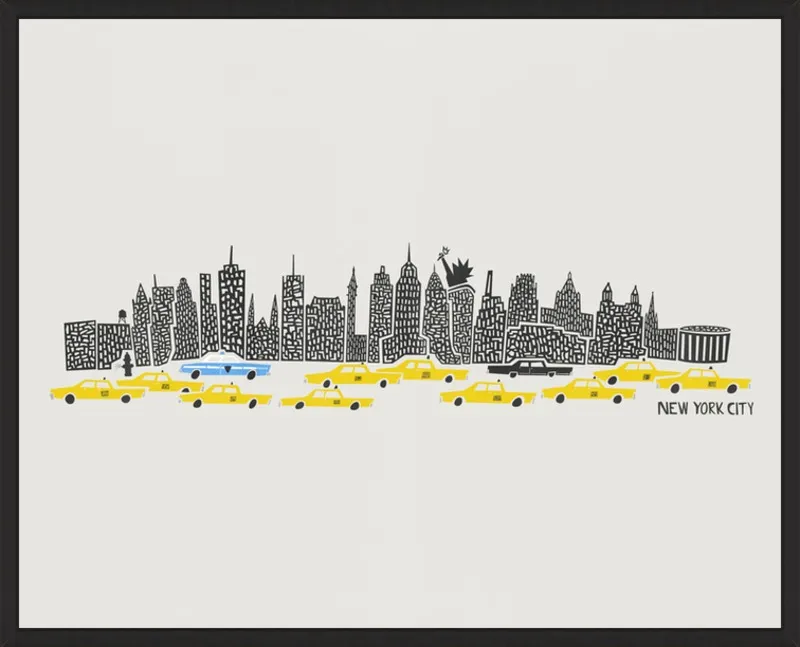 New York Skyline by Mark & Suumin - Fox & Velvet for Artfully Walls