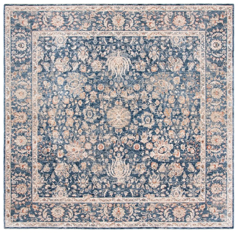 Lauren Ralph Lauren Collection Celia Rug, Navy, 6'7" x 6'7"
