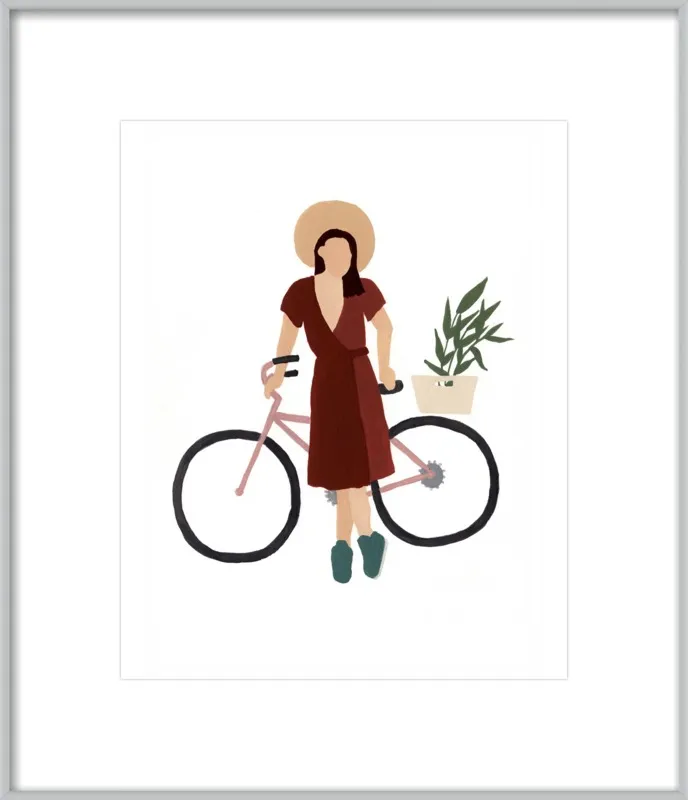 Biking Beauty by Taylor Ann for Artfully Walls