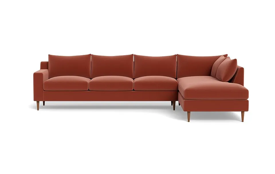 Sloan 4-Seat Right Bumper Sectional