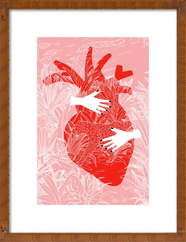 REFUGE ROSE by Claire Colin for Artfully Walls