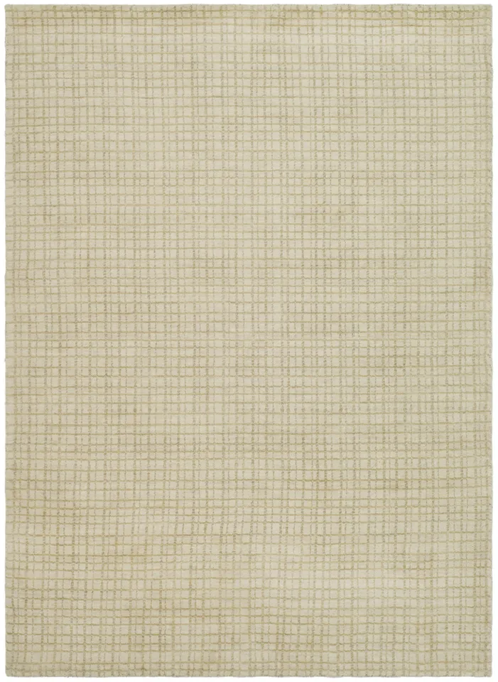 Arlo Home Hand Loomed Area Rug, HIM241A, Beige,  6' X 9'