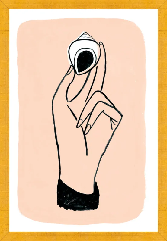 My Hand is My Face by Michael Doyle - Apartment On Belmont for Artfully Walls