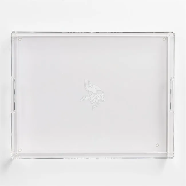 NFL Minnesota Vikings Large Rectangle Acrylic Decorative Tray