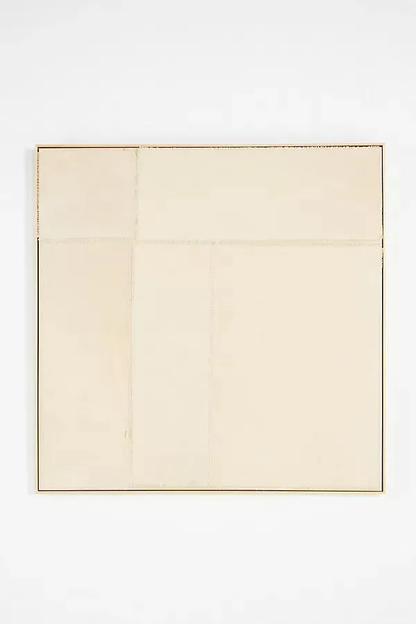 Parchment Grid Wall Art