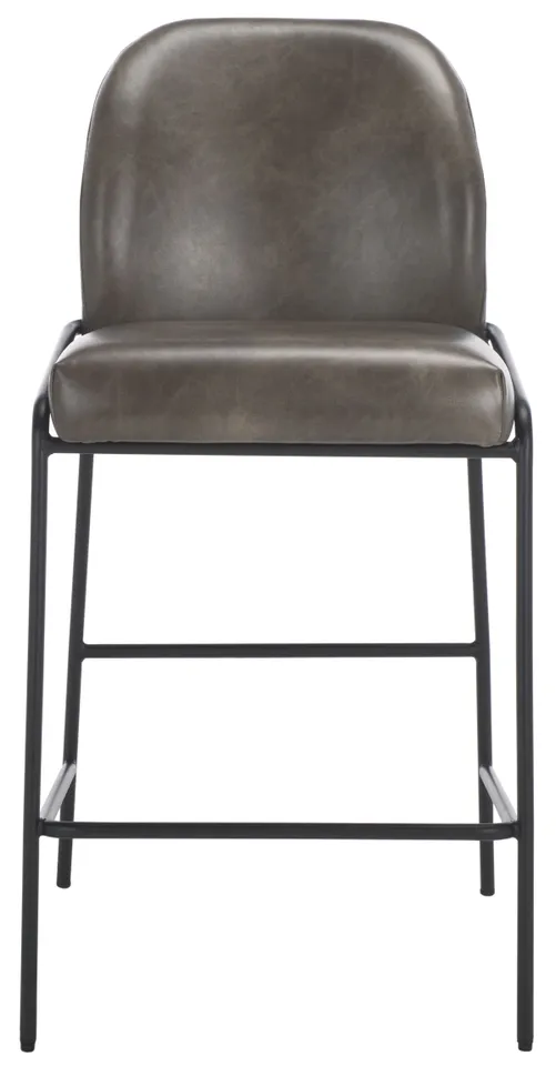 Ivey Counter Stool - Gray / Black