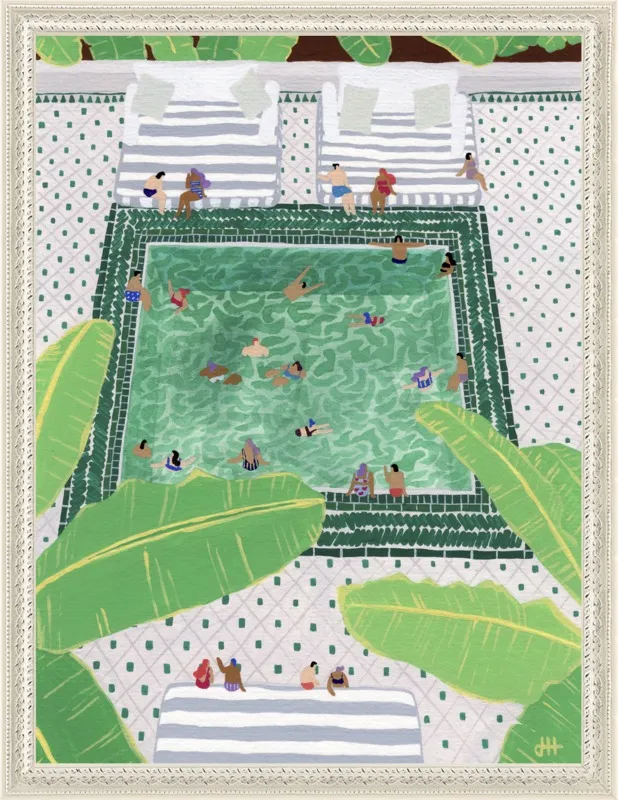 Green Riad by Joanne Ho for Artfully Walls