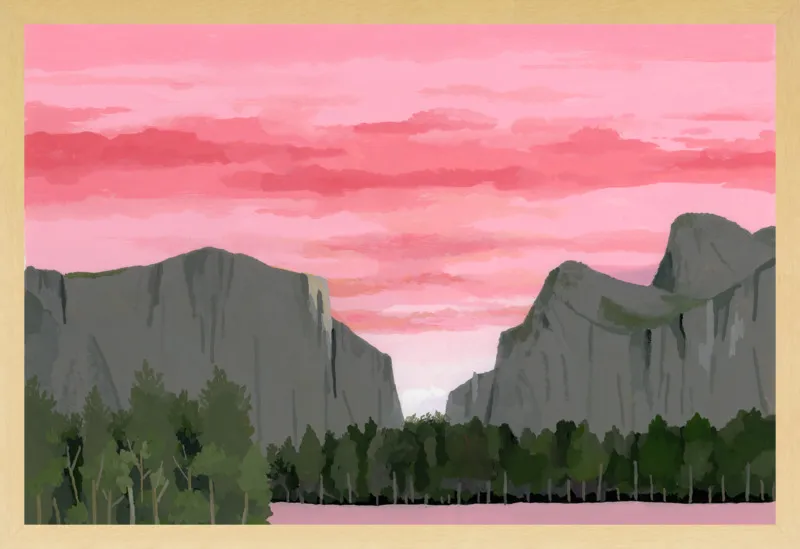Dawn of Yosemite Park by Hiroyuki Izutsu for Artfully Walls